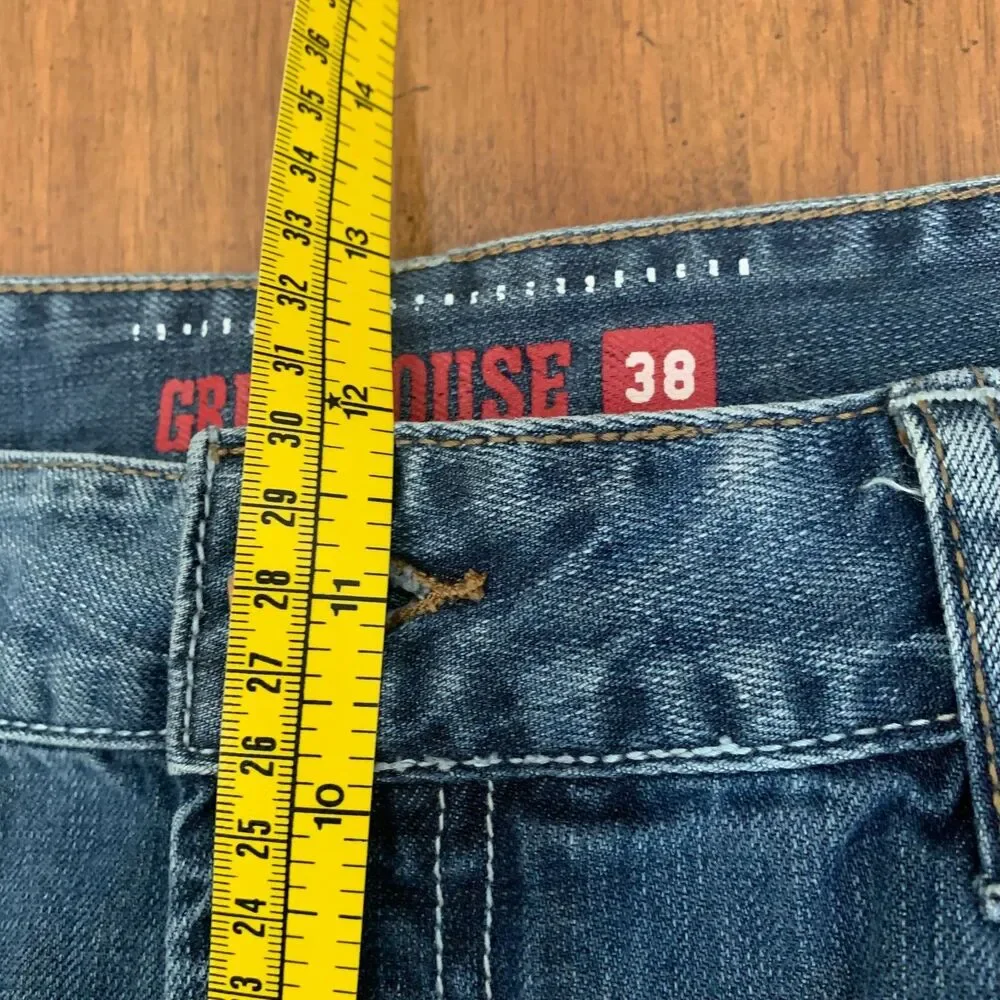 Grindhouse 1106 Men's‎ 38 Blue Denim Jean Shorts Dark Wash NWOT